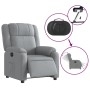 Sillón reclinable eléctrico tela gris claro en Sillones | Comprar online en Foru.es