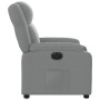 Sillón reclinable eléctrico tela gris claro en Sillones | Comprar online en Foru.es