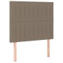 Cama box spring con colchón tela gris taupe 80x200 cm de , Camas y somieres - Ref: Foro24-3132109, Precio: 349,99 €, Descuent...
