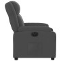 Sillón reclinable eléctrico de tela gris oscuro en Sillones | Comprar online en Foru.es
