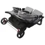 Carrito para gemelos de acero gris claro de vidaXL, Cochecitos de bebé - Ref: Foro24-10241, Precio: 260,32 €, Descuento: %