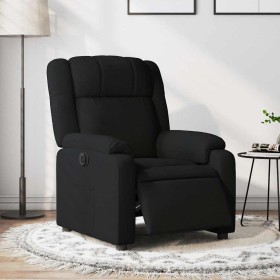 Sillón reclinable eléctrico de tela negro en Sillones | Comprar online en Foru.es