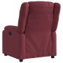 Sillón reclinable eléctrico tela rojo tinto en Sillones | Comprar online en Foru.es