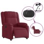 Sillón reclinable eléctrico tela rojo tinto en Sillones | Comprar online en Foru.es