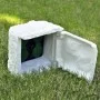 Enchufe de jardín 4 ranuras resistente al agua resina blanco de vidaXL, Enchufes de pared - Ref: Foro24-40589, Precio: 43,03 ...