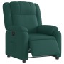 Sillón reclinable eléctrico tela verde oscuro en Sillones | Comprar online en Foru.es