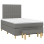Cama box spring con colchón tela gris oscuro 120x200 cm de , Camas y somieres - Ref: Foro24-3137302, Precio: 416,05 €, Descue...