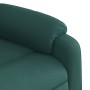 Sillón reclinable eléctrico tela verde oscuro en Sillones | Comprar online en Foru.es