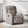 Sillón reclinable eléctrico tela gris taupé en Sillones | Comprar online en Foru.es