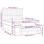 Cama box spring con colchón terciopelo verde oscuro 140x190 cm de , Camas y somieres - Ref: Foro24-3137962, Precio: 560,25 €,...