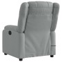 Sillón reclinable de masaje eléctrico tela gris claro en Sillones | Comprar online en Foru.es