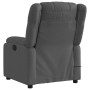 Sillón reclinable de masaje eléctrico tela gris oscuro en Sillones | Comprar online en Foru.es