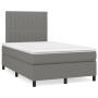 Cama box spring con colchón tela gris oscuro 120x200 cm de , Camas y somieres - Ref: Foro24-3141922, Precio: 418,14 €, Descue...