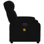 Sillón reclinable de masaje eléctrico tela negro en Sillones | Comprar online en Foru.es
