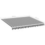 Tela de repuesto para toldo gris antracita y blanco 3x2,5 m de , Toldos - Ref: Foro24-311985, Precio: 38,66 €, Descuento: %