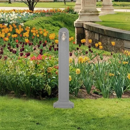 Cisterna de jardín con grifo aspecto de piedra gris claro de , Sistemas de riego - Ref: Foro24-316183, Precio: 71,98 €, Descu...