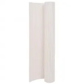 Double-sided white garden fence 110x300 cm by , fence panels - Ref: Foro24-317151, Price: 50,05 €, Discount: %