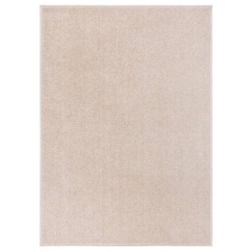 Alfombra de pelo corto beige oscuro 140x200 cm de , Alfombras - Ref: Foro24-340340, Precio: 73,30 €, Descuento: %