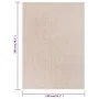 Alfombra de pelo corto beige oscuro 140x200 cm de , Alfombras - Ref: Foro24-340340, Precio: 71,79 €, Descuento: %