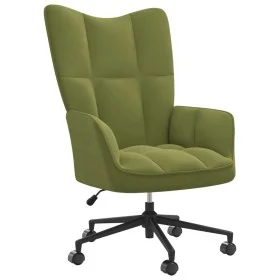 Light Green Velvet Relaxation Chair by , Armchairs - Ref: Foro24-328175, Price: 130,61 €, Discount: %