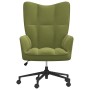 Silla de relajación de terciopelo verde claro de , Sillones - Ref: Foro24-328175, Precio: 116,39 €, Descuento: %