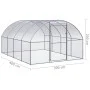 Gallinero de exterior de acero galvanizado 3x4x2 m de , Jaulas y habitáculos para animales pequeños - Ref: Foro24-3095464, Pr...
