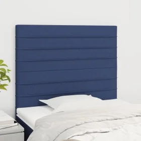Kopfteile 2 Einheiten aus blauem Stoff 80x5x78/88 cm von , Kopf- und Fußteile - Ref: Foro24-3116452, Preis: 53,66 €, Rabatt: %