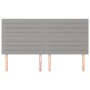 Cabeceros 4 unidades de tela gris claro 80x5x78/88 cm de , Cabeceros y pies de cama - Ref: Foro24-3116478, Precio: 115,02 €, ...