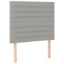 Cabeceros 2 unidades de tela gris claro 80x5x78/88 cm de , Cabeceros y pies de cama - Ref: Foro24-3116446, Precio: 62,58 €, D...