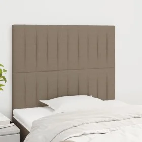 Headboards 2 units taupe gray fabric 80x5x78/88 cm by , Headboards and footboards - Ref: Foro24-3116548, Price: 60,08 €, Disc...