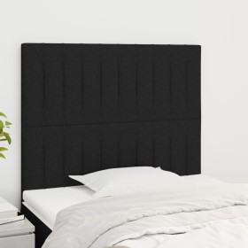 Cabeceros 2 unidades de tela negro 100x5x78/88 cm de , Cabeceros y pies de cama - Ref: Foro24-3116562, Precio: 55,76 €, Descu...
