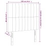 Cabeceros 2 unidades de tela negro 100x5x78/88 cm de , Cabeceros y pies de cama - Ref: Foro24-3116562, Precio: 55,76 €, Descu...