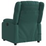 Sillón reclinable de masaje eléctrico tela verde oscuro en Sillones | Comprar online en Foru.es