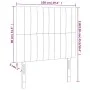 Headboards 2 units of light gray fabric 100x5x78/88 cm by , Headboards and footboards - Ref: Foro24-3116560, Price: 54,61 €, ...