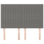 Cabeceros 4 unidades tela gris oscuro 72x5x78/88 cm de , Cabeceros y pies de cama - Ref: Foro24-3116569, Precio: 118,81 €, De...