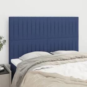 Kopfteile 4 Einheiten aus blauem Stoff 72x5x78/88 cm von , Kopf- und Fußteile - Ref: Foro24-3116574, Preis: 94,46 €, Rabatt: %
