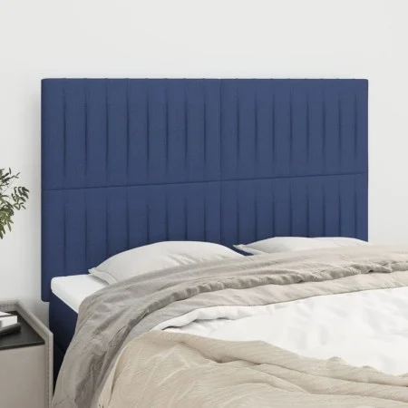Kopfteile 4 Einheiten aus blauem Stoff 72x5x78/88 cm von , Kopf- und Fußteile - Ref: Foro24-3116574, Preis: 94,46 €, Rabatt: %