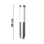 Apliques de exterior 2 unidades acero inoxidable de vidaXL, Iluminación de exterior - Ref: Foro24-160165, Precio: 25,94 €, De...