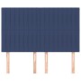 Cabeceros 4 unidades tela azul 72x5x78/88 cm de , Cabeceros y pies de cama - Ref: Foro24-3116574, Precio: 97,41 €, Descuento: %