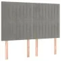 Headboards 4 units light gray velvet 72x5x78/88 cm by , Headboards and footboards - Ref: Foro24-3116618, Price: 114,18 €, Dis...