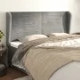 Headboard with light gray velvet ears 163x23x118/128 cm by , Headboards and footboards - Ref: Foro24-3118150, Price: 119,29 €...
