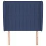 Headboard with blue fabric ears 103x23x118/128 cm by , Headboards and footboards - Ref: Foro24-3118190, Price: 76,75 €, Disco...