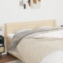 Cabecero de tela color crema 163x16x78/88 cm de , Cabeceros y pies de cama - Ref: Foro24-3118919, Precio: 74,40 €, Descuento: %