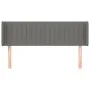 Kopfteil aus dunkelgrauem Stoff, 147 x 16 x 78/88 cm von , Kopf- und Fußteile - Ref: Foro24-3119005, Preis: 75,32 €, Rabatt: %