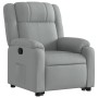 Sillón reclinable elevable de tela gris claro en Sillones | Comprar online en Foru.es