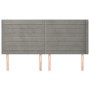 Cabecero con orejas de terciopelo gris claro 163x16x118/128 cm de , Cabeceros y pies de cama - Ref: Foro24-3119774, Precio: 1...