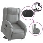 Sillón reclinable elevable de tela gris claro en Sillones | Comprar online en Foru.es
