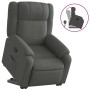 Sillón reclinable elevable de tela gris oscuro en Sillones | Comprar online en Foru.es