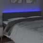 Kopfteil mit LED aus dunkelgrauem Stoff 160x5x78/88 cm von , Kopf- und Fußteile - Ref: Foro24-3121759, Preis: 61,94 €, Rabatt: %