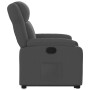 Sillón reclinable elevable de tela gris oscuro en Sillones | Comprar online en Foru.es